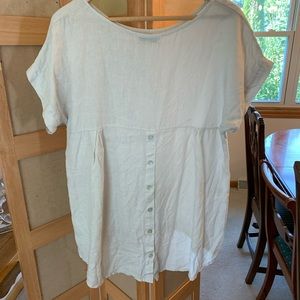 High Low Linen Tunic